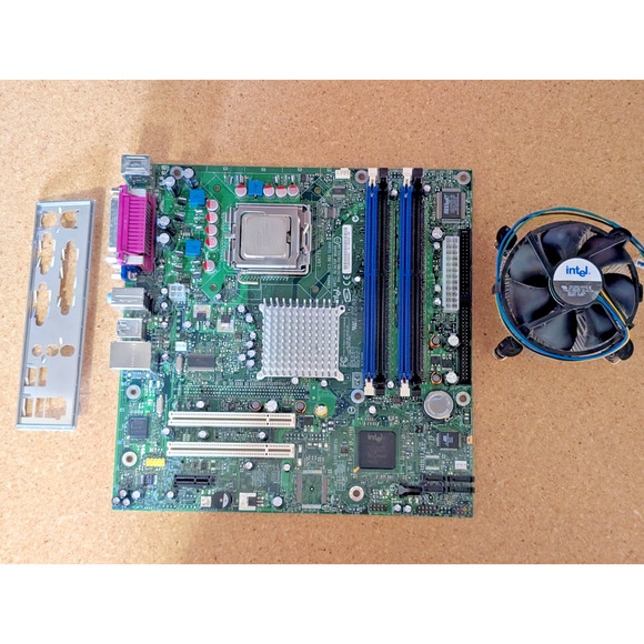 Intel D915GVWB Socket LGA775/T MicroATX Motherboard Win 98 w Celeron D Heatsink - Picture 1 of 10